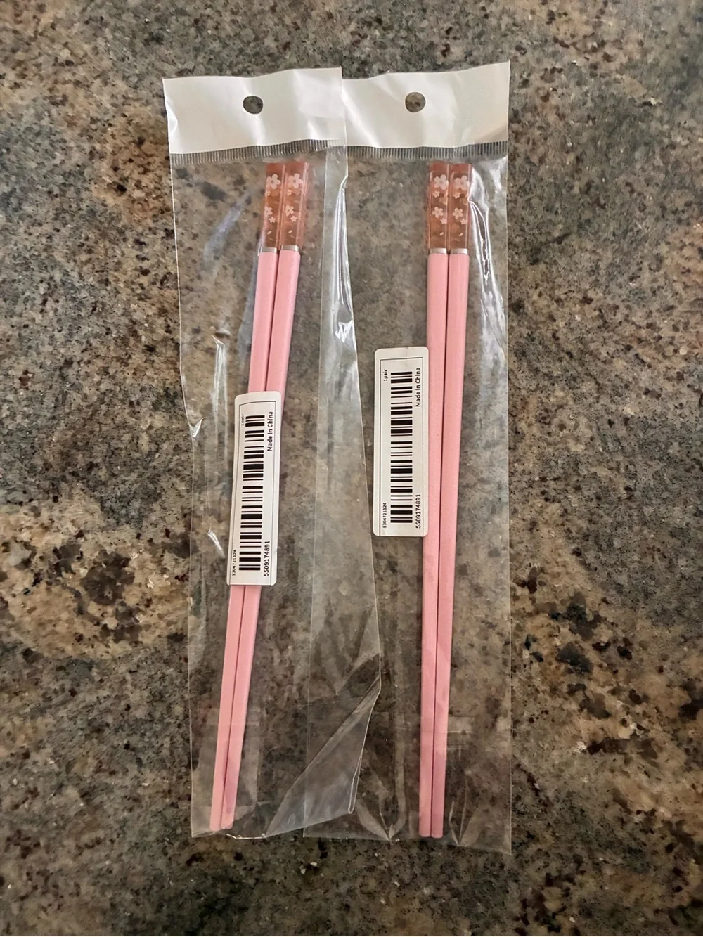 Sakura Cherry Blossom Flower Floral Chopsticks - Set of 2 Pairs